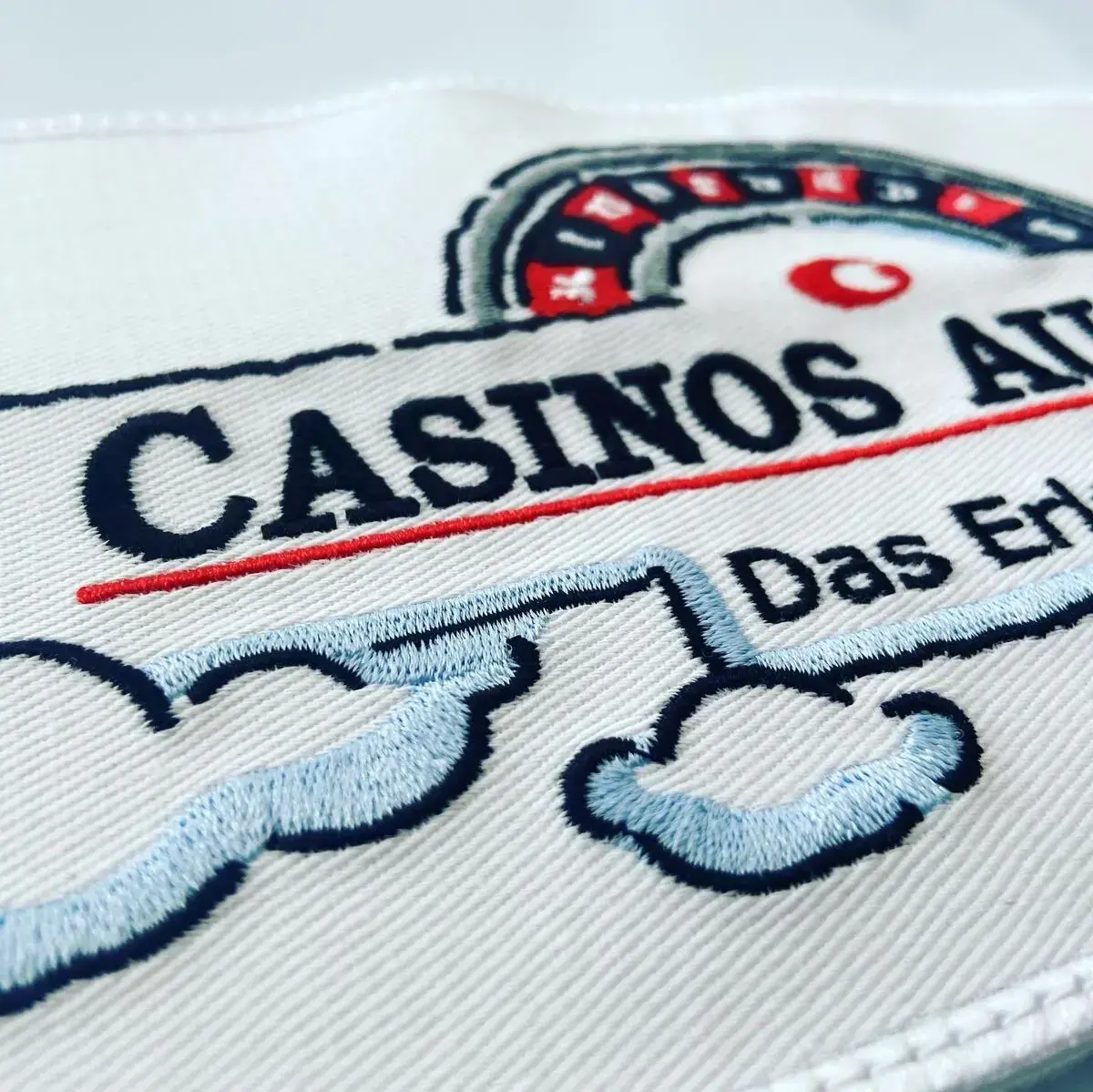 Aufnäher mit Klett, Klettaufnäher für Casinos Austria