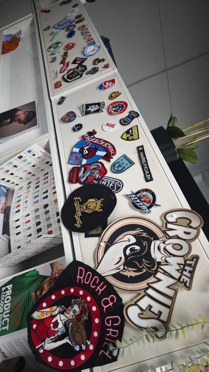 Gestickte Aufnäher und Patches Ausstellung bei STICKDRUCK22 Wien
