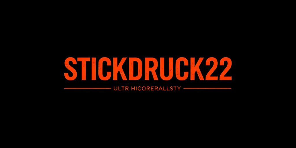 STICKDRUCK22