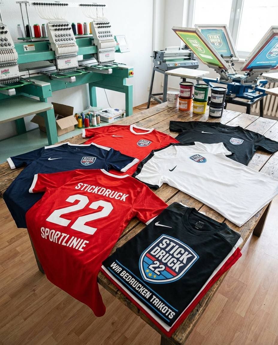 Trikots bedrucken Express Wien, Fußballtrikots mit Name und Nummer