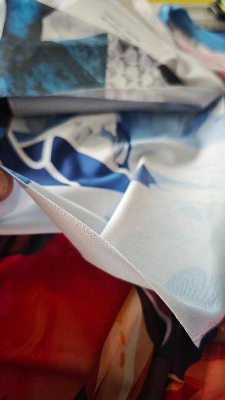 Dünner Polyesterstoff für All Over Print Sportbekleidung