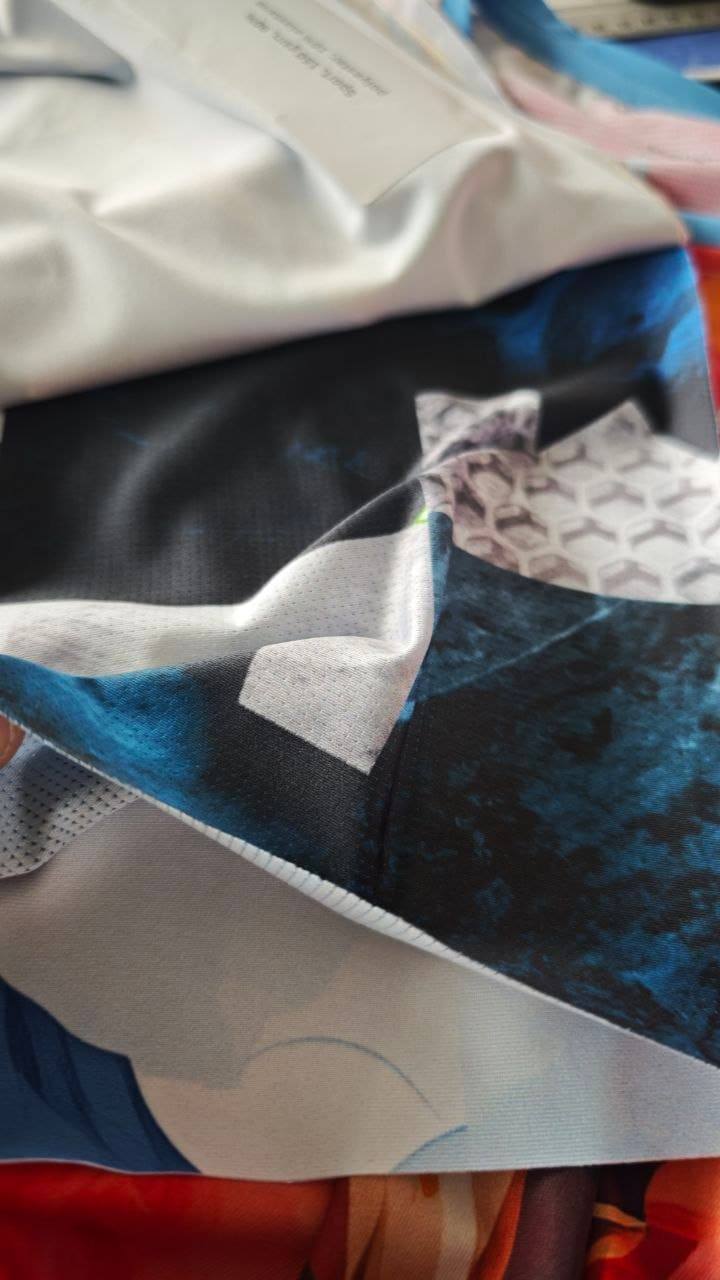 Bedruckter Musterstoff All Over Print Produktion