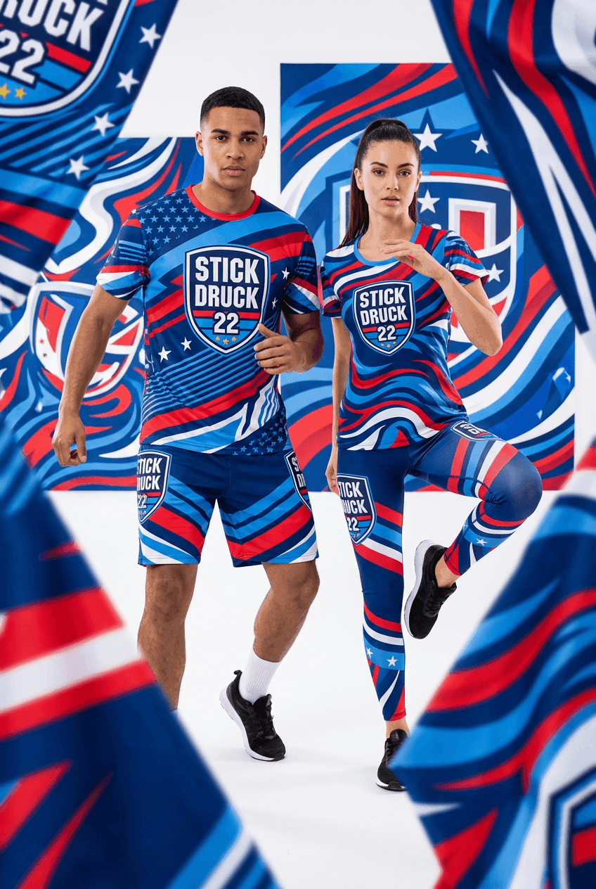 All Over Print T Shirts und Hosen mit vollflächigem Sublimationsdruck Wien